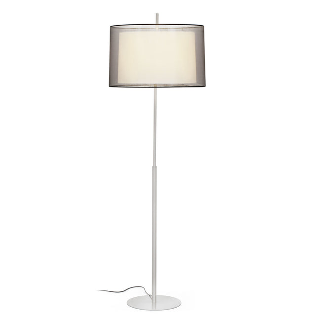 SABA NICKEL MATT FLOOR LAMP 1 X E27 60W