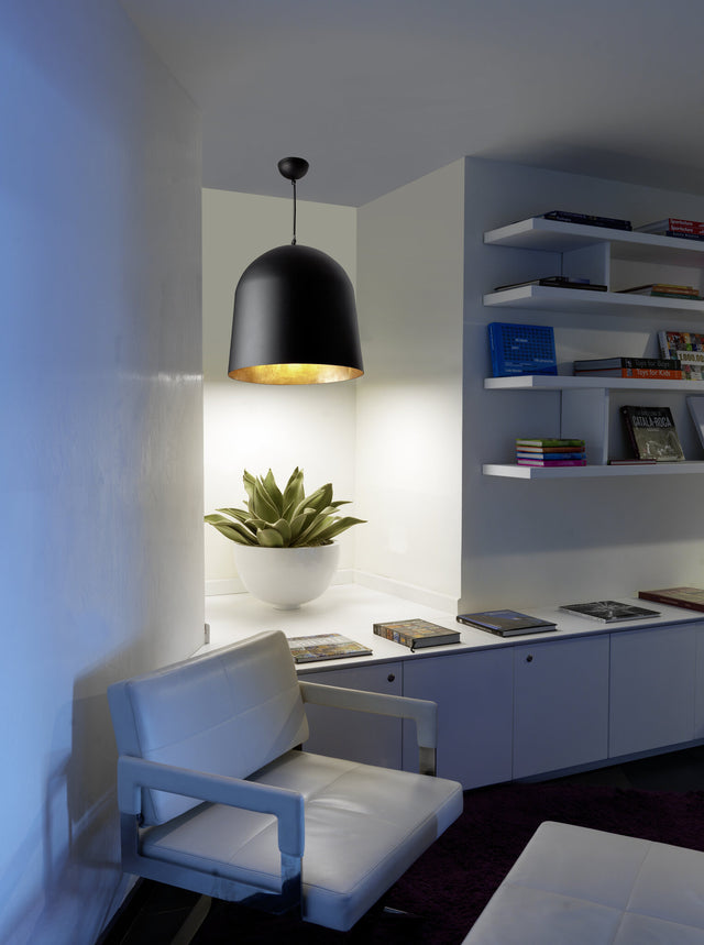 CRATER BLACK PENDANT LAMP 3 X E27 40W