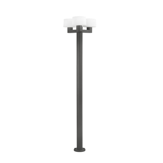 MUFFIN DARK GREY LAMPPOST E27 MAX 15W