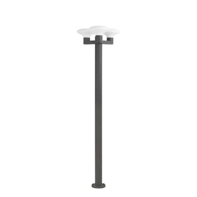 BLUBS DARK GREY LAMPPOST 2XE27 MAX 15W