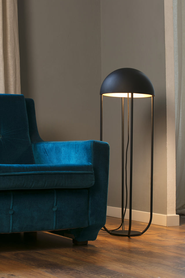 JELLYFISH BLACK FLOOR LAMP