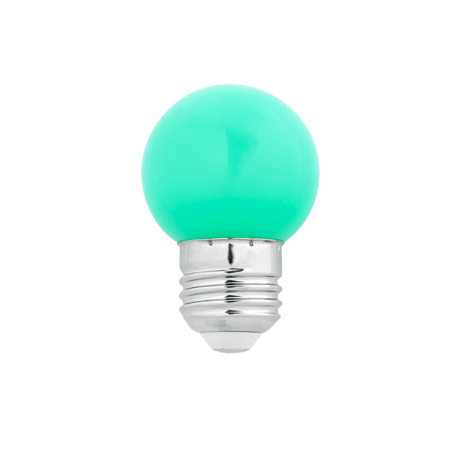 BULB G45 GREEN E27 1W LED