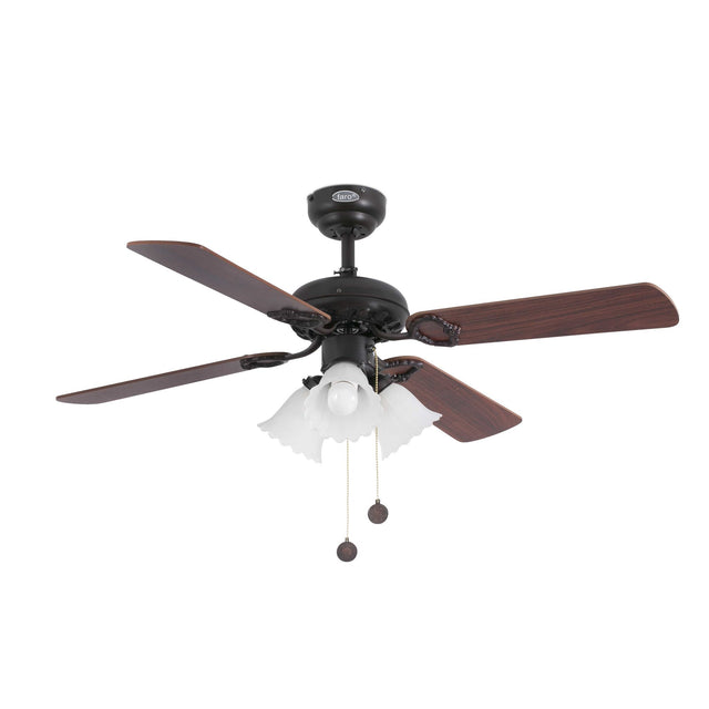 LISBOA Ø107CM BROWN 4 BLADES 3 X E27 60W