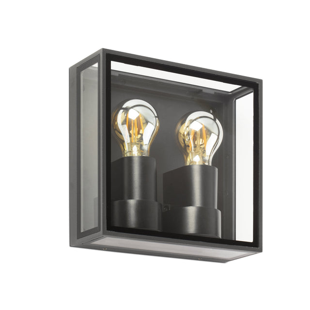 POMO WALL LAMP DARK GREY 2xE27