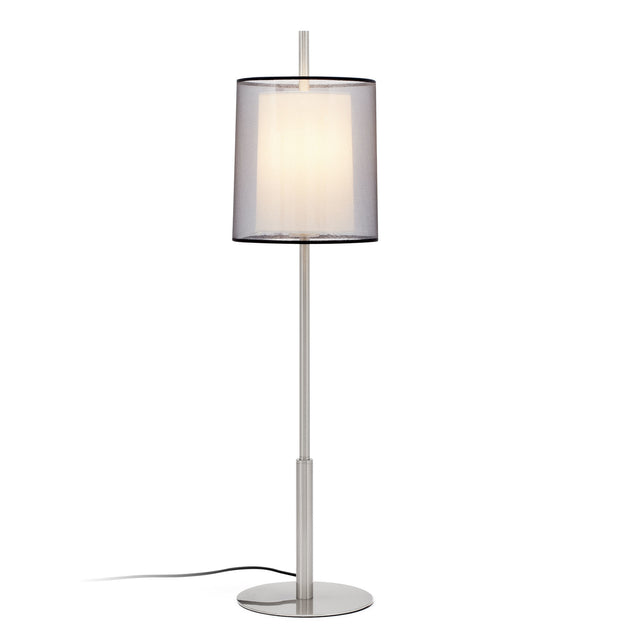 SABA NICKEL MATT TABLE LAMP E27 40W