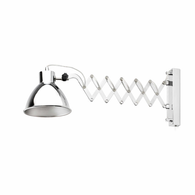 PETRA CHROME EXTENSIBLE WALL LAMP 1 X E14 40W