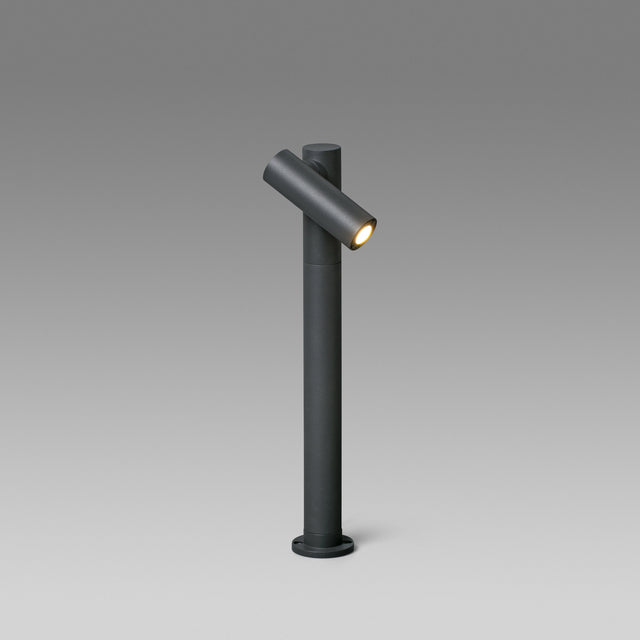 SPY POST LAMP DARK GREY 6W