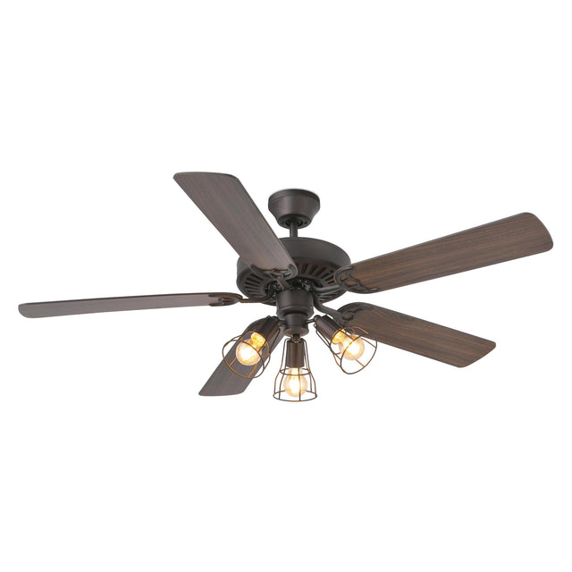 ALOHA CEILING FAN Ø132 BROWN 5 BLADES