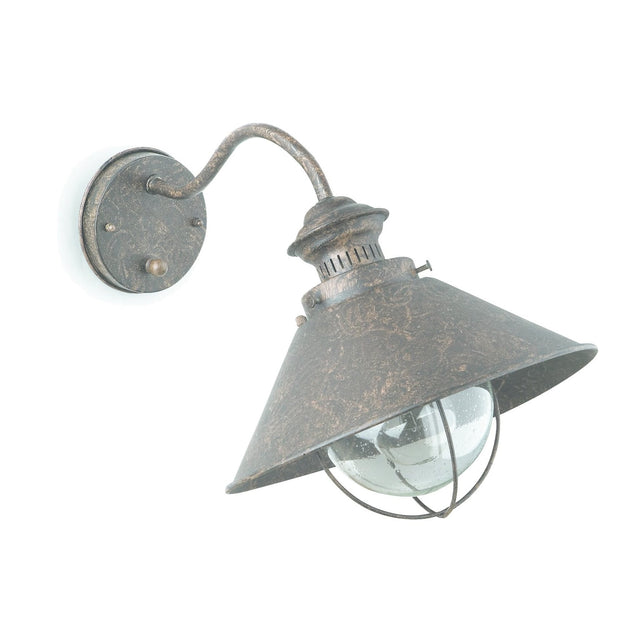 NAUTICA RUST WALL LAMP 1 X E27 11W