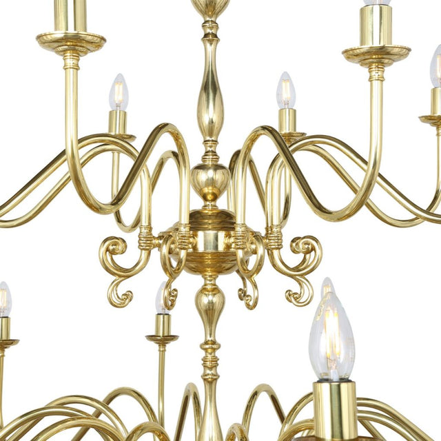 Flemish 2 Tier Chandelier