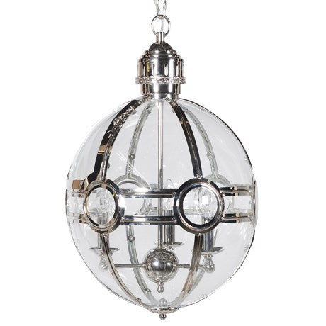 Cage Pendant Light Chrome